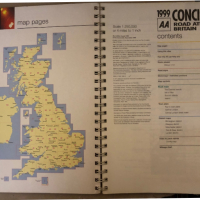1999 Concise Road Atlas Britain, снимка 2 - Енциклопедии, справочници - 36249527