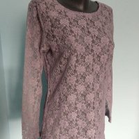 Луксозна дантелена блуза "Ze-ze" / голям размер , снимка 1 - Блузи с дълъг ръкав и пуловери - 39830848