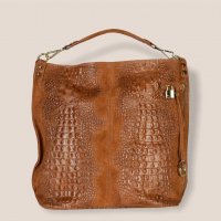 Ефектна дамска чанта от естествена кожа Италия, снимка 2 - Чанти - 31620012