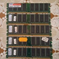 RAM DDR 400 5 броя по 512МВ, снимка 1 - RAM памет - 40294911