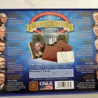 Метална кутия от шоколади с американски президенти, снимка 2 - Колекции - 34643528