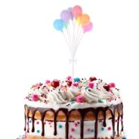 8 бр изкуствени декоративни балони балончета балон връзка топер украса за торта мъфини парти, снимка 1 - Други - 41926040