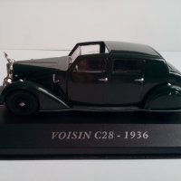 Количка макет умален модел автомобил мащаб 1/43 Voisin C28 от 1936 г. Воазен 1:43, снимка 1 - Коли, камиони, мотори, писти - 39474017