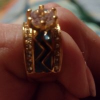 Луксозен пръстен-халка Дайъмонд, снимка 4 - Пръстени - 41637799
