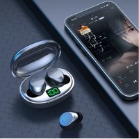 Безжични слушалки за iPhone/ Xiaomi/ Huawei, Sport, Bluetooth 5.3, K20, TWS, Stereo, HD, Digital dis, снимка 2 - Bluetooth слушалки - 41912659