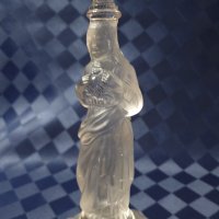 Кристален  свещник с религиозни мотиви, снимка 4 - Антикварни и старинни предмети - 42612534