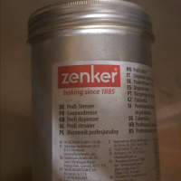 Zenker Пудриера дозатор солница захарница, снимка 2 - Аксесоари за кухня - 44817659