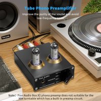 Fosi Audio, Stereo Tube MM Amplifier Phono Preamp/ Грамофонен предусилвател, снимка 6 - Грамофони - 44301964