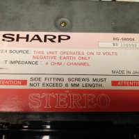 Ретро Радиокасетофон Sharp, снимка 5 - Радиокасетофони, транзистори - 41354991