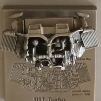 PORSCHE 911 TURBO.Миниатюрен модел на автомобилен двигател, преспапие. , снимка 8 - Други ценни предмети - 42032791