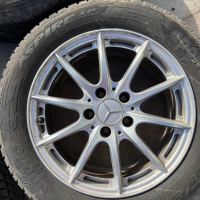 16 цолови алуминиеви джанти със зимни гуми за Мерцедес, снимка 5 - Гуми и джанти - 44807589