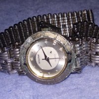 GOLDTIME QUARTZ ДАМСКИ КВАРЦОВ МАРКОВ ЧАСОВНИК с ВЕРИЖКА 31174, снимка 5 - Дамски - 40443762