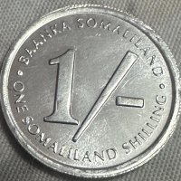 1 шилинг Сомалиленд 1 шилинг 1994, снимка 2 - Нумизматика и бонистика - 42609589