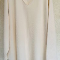 Голяма кремава блуза DONNA LISA BY BORGELT, снимка 3 - Блузи с дълъг ръкав и пуловери - 39341415