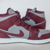 Air Jordan 1 Mid Cherrywood Red размер 44, снимка 3 - Спортни обувки - 42642112