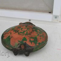 Керамичен павур 19-ти век, снимка 3 - Антикварни и старинни предмети - 39834186