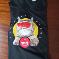 Тениска  с котка 100 години Карнавал Габрово, снимка 5 - Тениски - 41244497