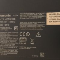 Panasonic TX-42AS500E части , снимка 2 - Части и Платки - 39360060