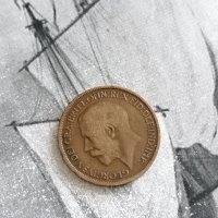 Монета - Великобритания - 1/2 (половин) пени | 1922г., снимка 2 - Нумизматика и бонистика - 38814547