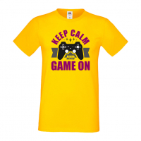 Мъжка тениска Keep Calm And Game On, снимка 8 - Тениски - 36193298