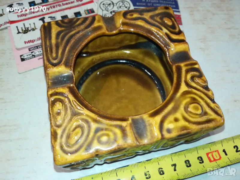 РЕТРО ПЕПЕЛНИК-КЕРАМИКА АНТИК 1112241510, снимка 1