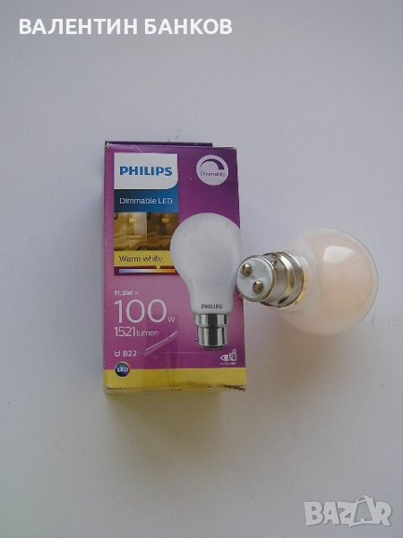 LED крушки с цокъл В22 и В15, снимка 1