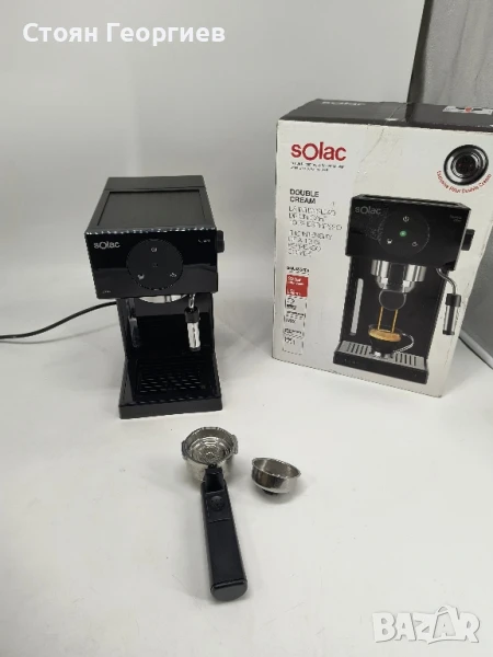 Кафемашина SOLAC 20бара използвана работи перфектно , снимка 1