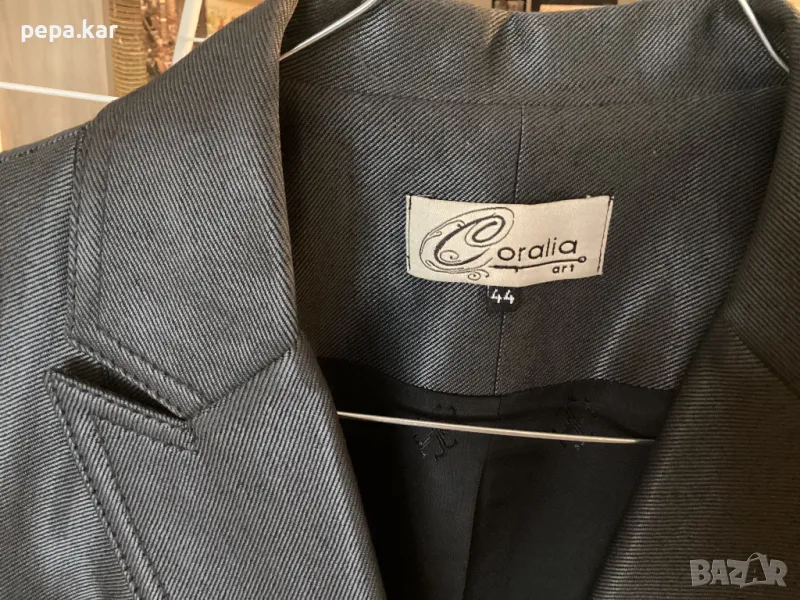 Ново. Графит марково сако Coralia  №42-44, снимка 1