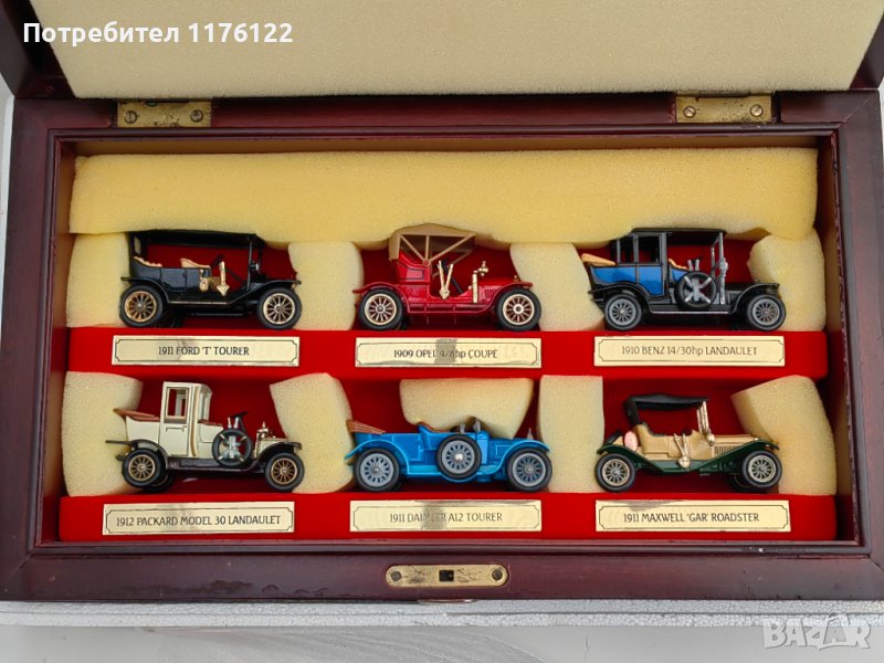 Matchbox MOY LE The Unique SET 6 YY-60 Мачбокс К-кт От 6 бр. Олдтаймери С Оригиналните Си Кутии, снимка 1