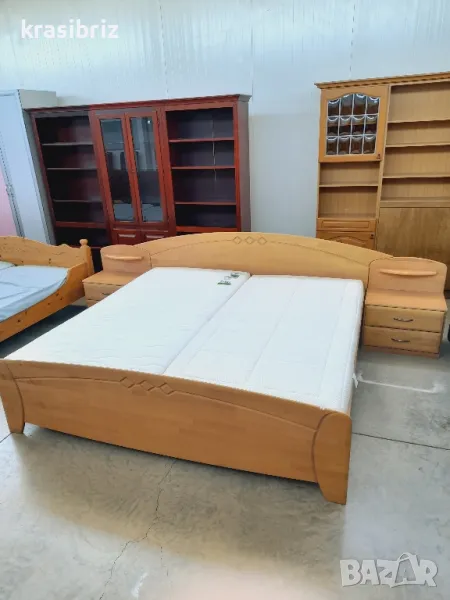 Масивна Спалня-с Нощни шкафчета-внос от Германия!, снимка 1