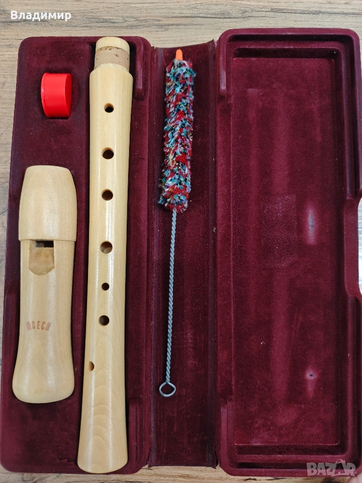 Рекордер MOECK Сопрано 125. Made in Germany. Пълен комплект., снимка 1