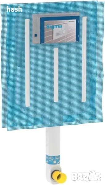 Geberit 109.790.00.1 Сигма резервоар за скрит монтаж 8 см, 6/3 литра, снимка 1