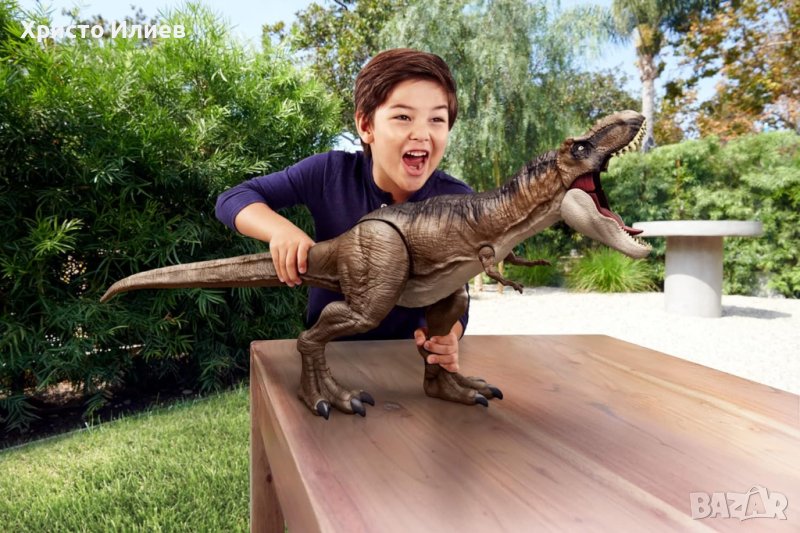 Динозавър Тиранозавър Рекс REX Реалистична Фигура Движения 101см Джурасик свят Jurassic World, снимка 1