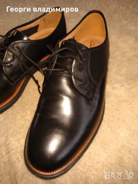 Оригинални мъжки обувки Clark's естествена кожа , снимка 1