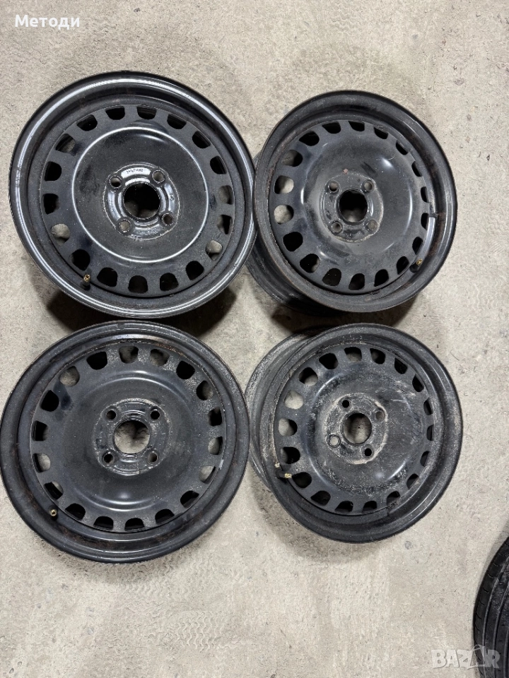 Железни джанти GM 14 4х100, снимка 1