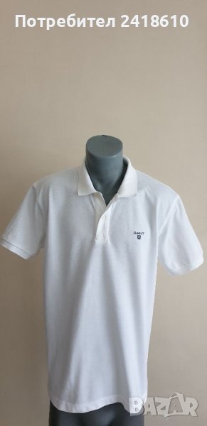 GANT Pique Cotton Size L НОВО! ОРИГИНАЛ! Мъжка Тениска!, снимка 1