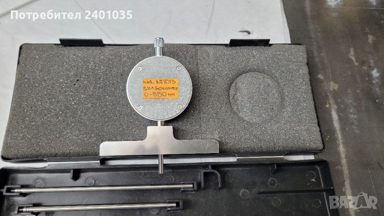 Дигитален дълбокомер Moore&Wright MW172-01D 0-550mm (0-22"), снимка 1