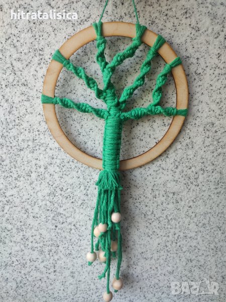 Макраме декорация-Дървото на живота, снимка 1