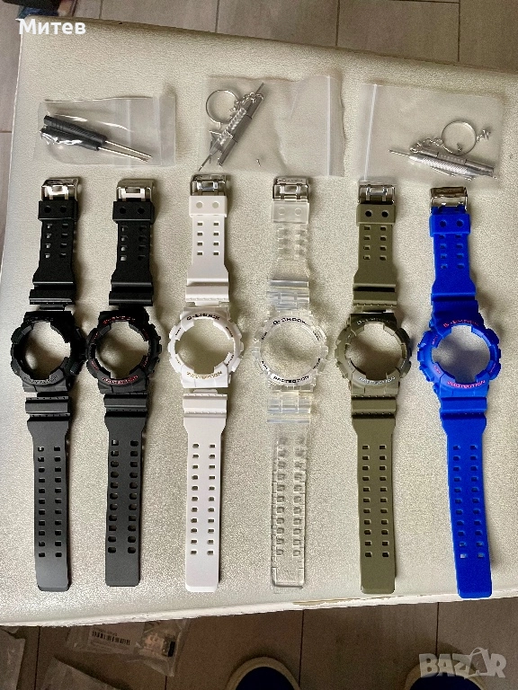 Casio G-shock,Baby G-каишки и безел(GA100,110,BA110,111), снимка 1