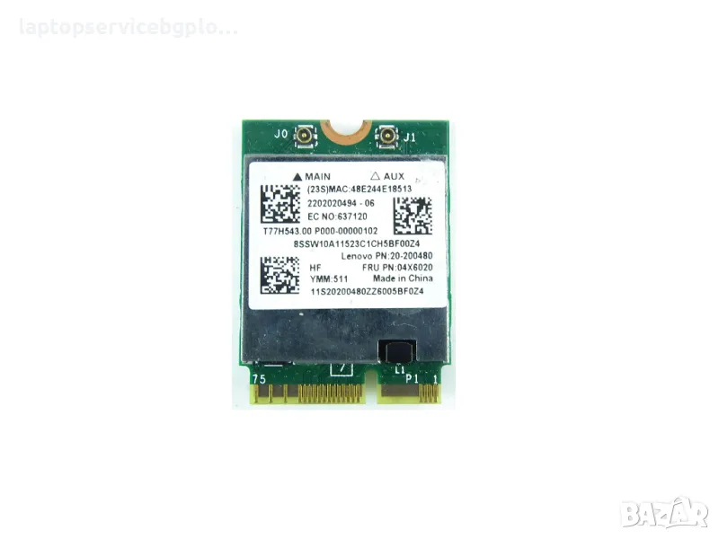 Wireless Wifi Bluetooth Card Карта 20-200480 04X6020 за Lenovo Yoga 900 900-13ISK, снимка 1