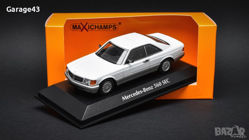 Mercedes-Benz 560 SEC (C126) '1986 Minichamps, снимка 1