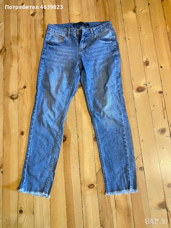 Дамски сини дънки , снимка 1