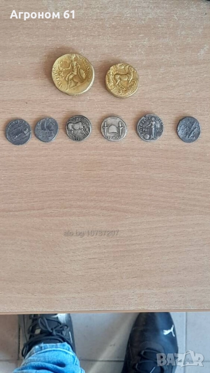 Монети Римска империя и Древногръцки тетрадрахми - реплика , снимка 1