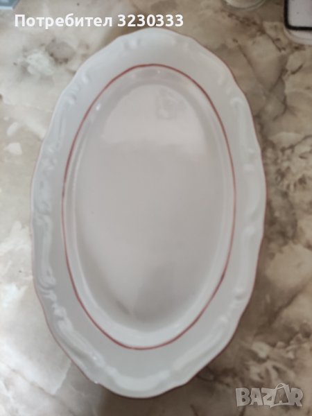  Порцеланово плато голямо, снимка 1