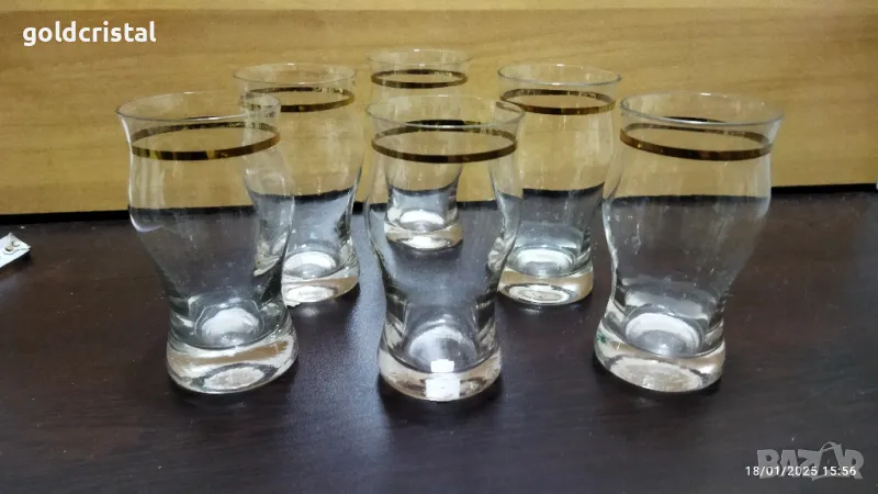 ретро стъклени чаши , снимка 1