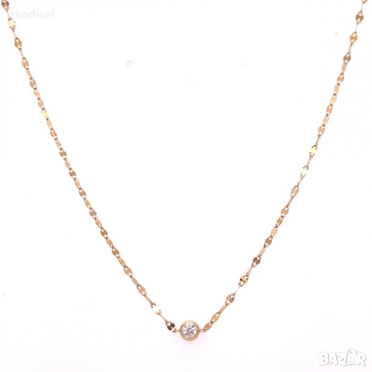 Златно колие 1,16гр. 42,0см. 14кр. проба:585 модел:34520-1, снимка 1