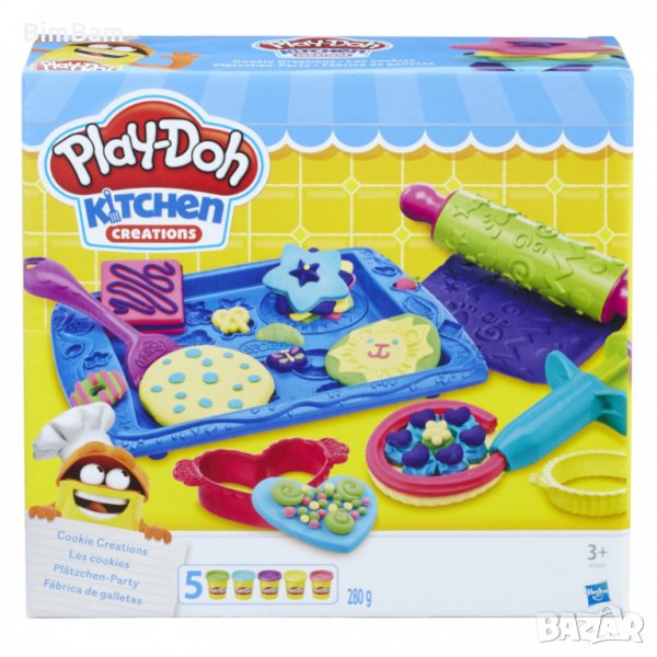 Комплект моделиращ пластилин за правене на сладки - Play-Doh / Hasbro, снимка 1