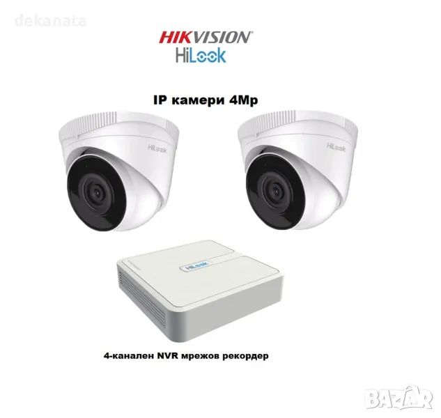 HIKVISION HiLook Промо Network IP Комплект за видеонаблюдение, снимка 1