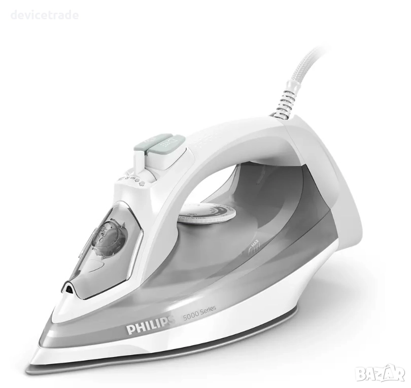 Парна ютия Philips 5000 Series DST5010/10, 2400 W, бяла, снимка 1
