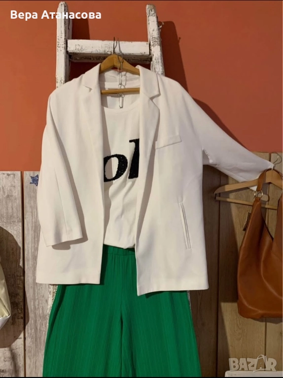 👜 Бяло сако ASOS🥾, снимка 1